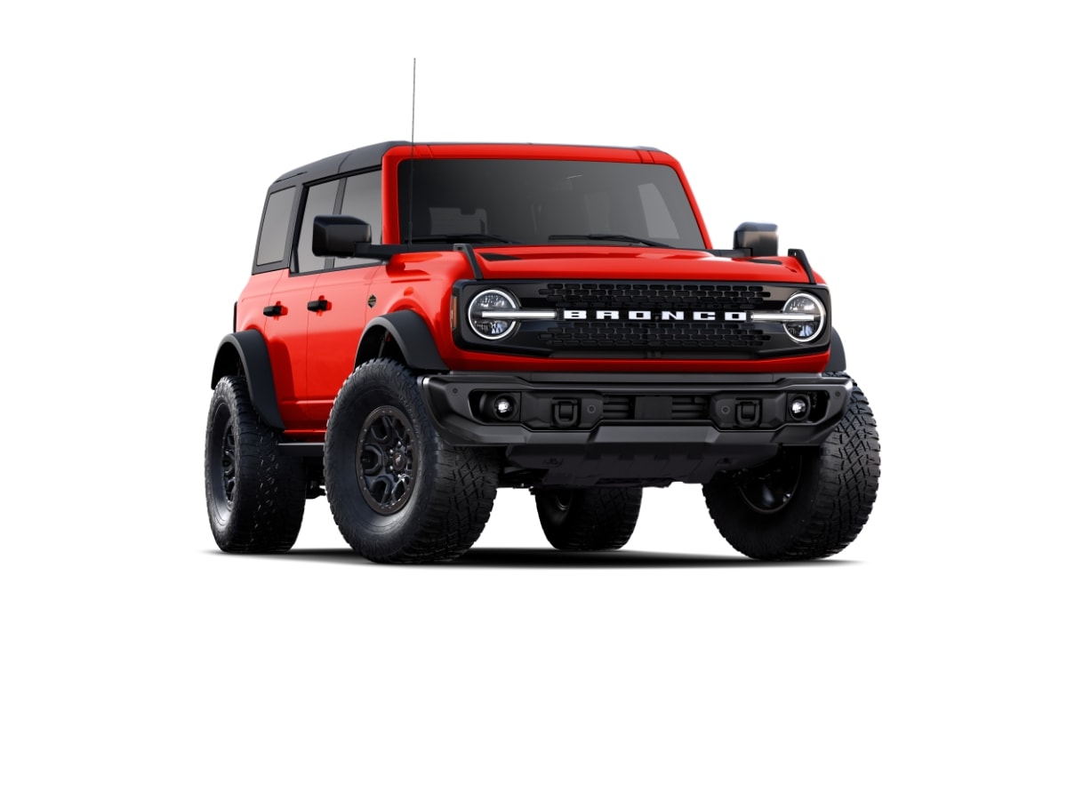 Nueva camioneta SUV Bronco Rojo Fuerte