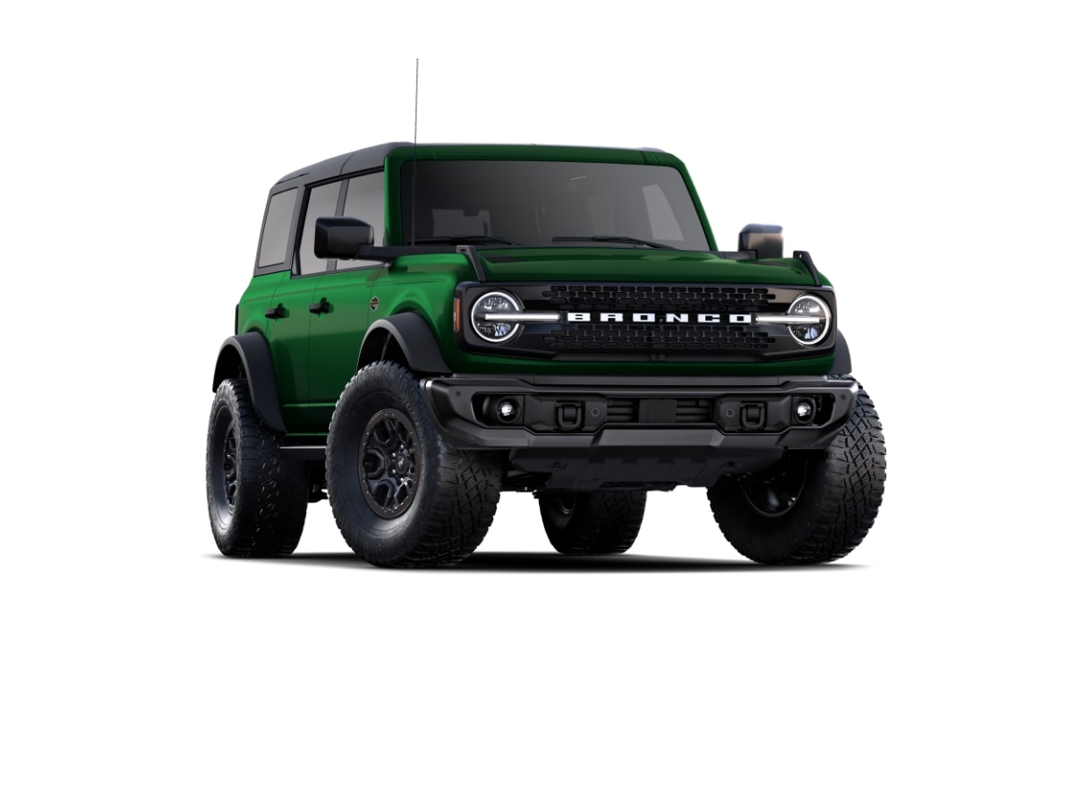 Nueva camioneta SUV Bronco Verde Metálico