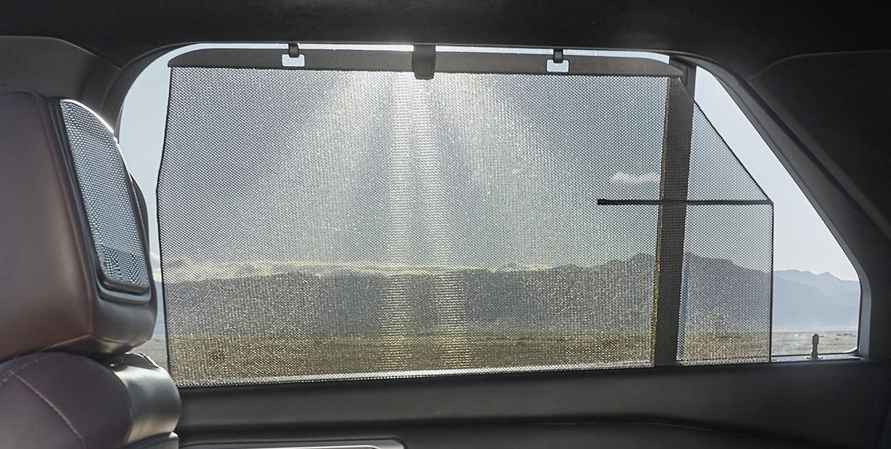 Cortinas parasol para pasajeros en segunda fila