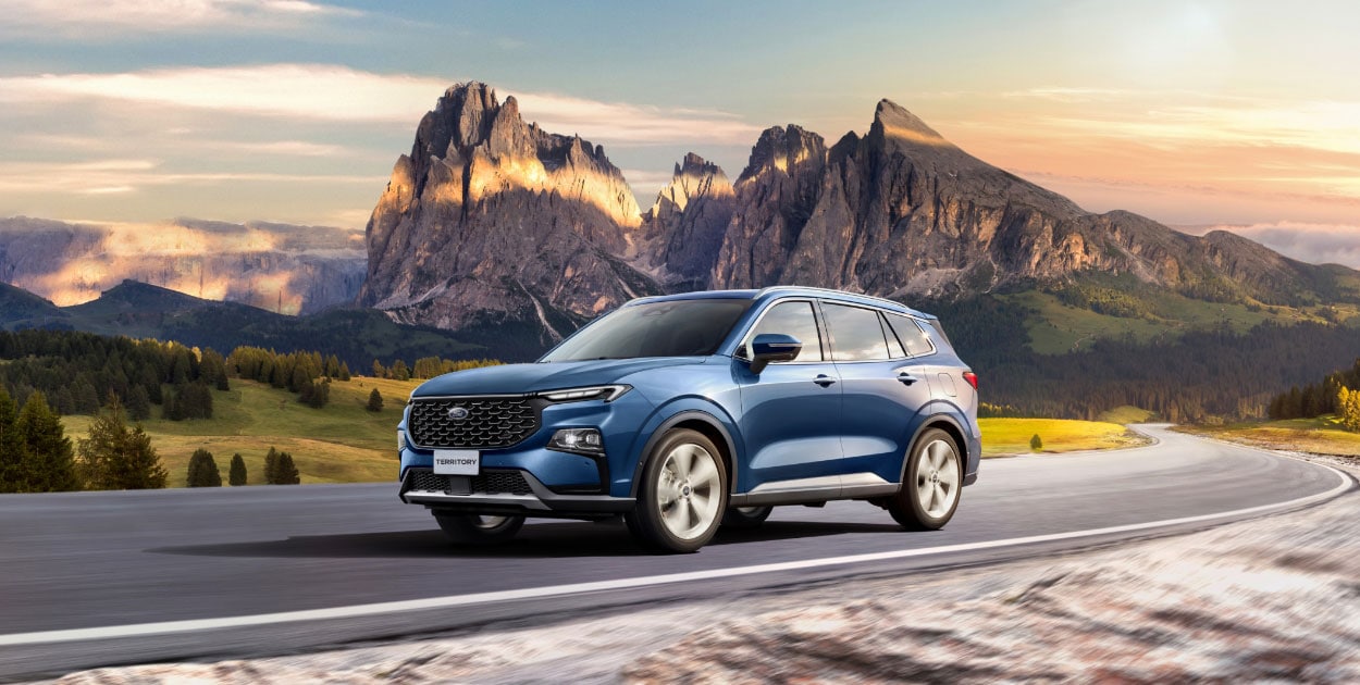 Territory SUV Ford en la ruta