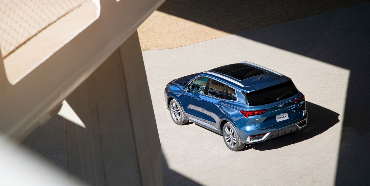 Territory SUV Ford en la ruta