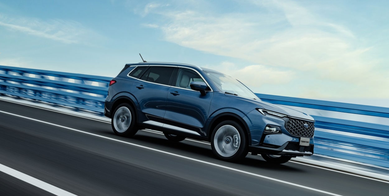 Territory SUV Ford en la ruta