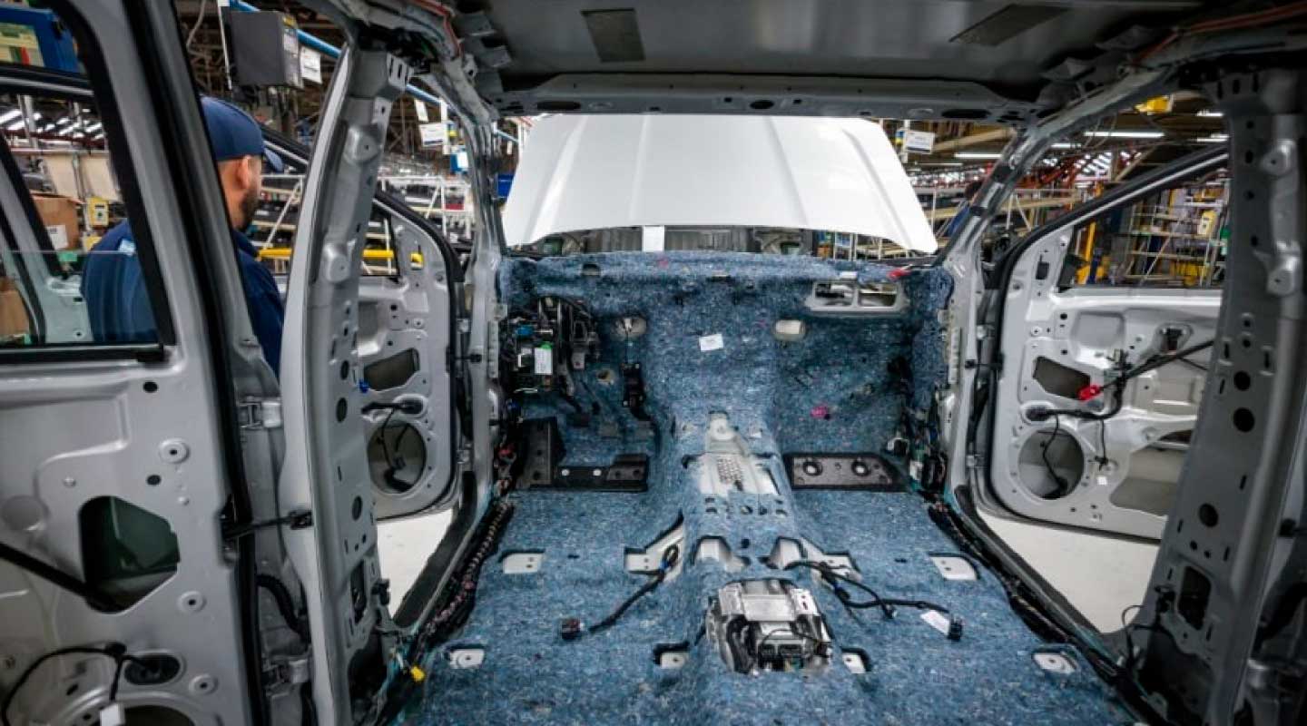 alfombras recicladas en la Nueva Ranger