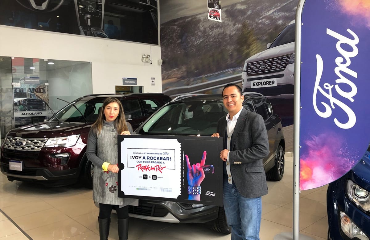 Ford Perú llevó a cuatro afortunados al Festival Rock in Rio 2019