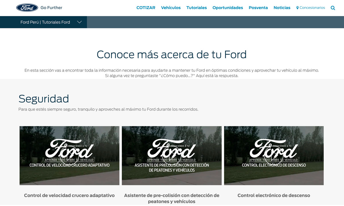 Ford enseña cómo aprovechar las tecnologías de tu auto