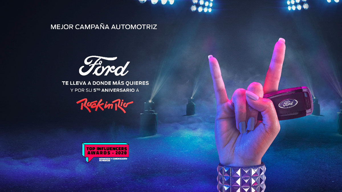 Ford Perú recibe premio por su campaña con Influencers