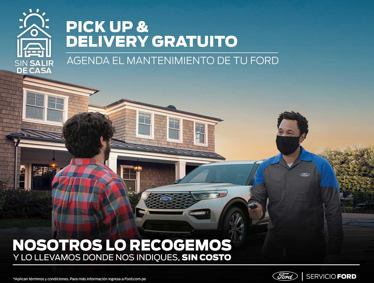 Ford Perú anunció el traslado gratuito de vehículos para el servicio de mantenimiento preventivo