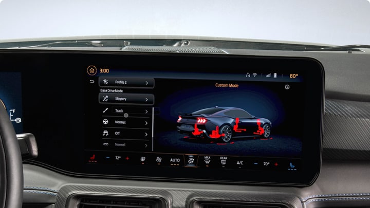 Mustang Dark Horse con sistema SYNC 4