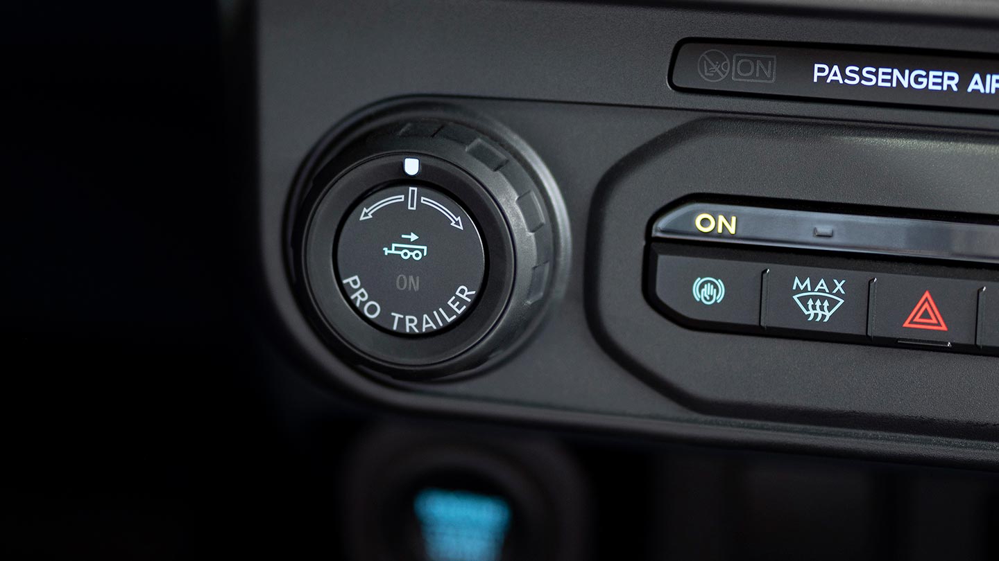 Ford Maverick con sistema pro trailer