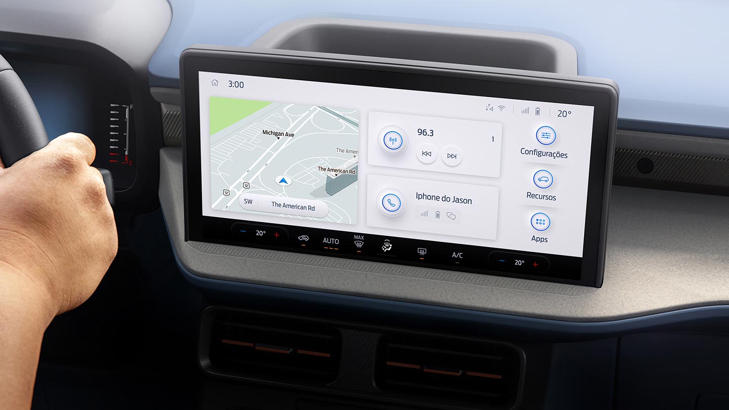 Ford Maverick con pantalla central de 13.2 pulgadas