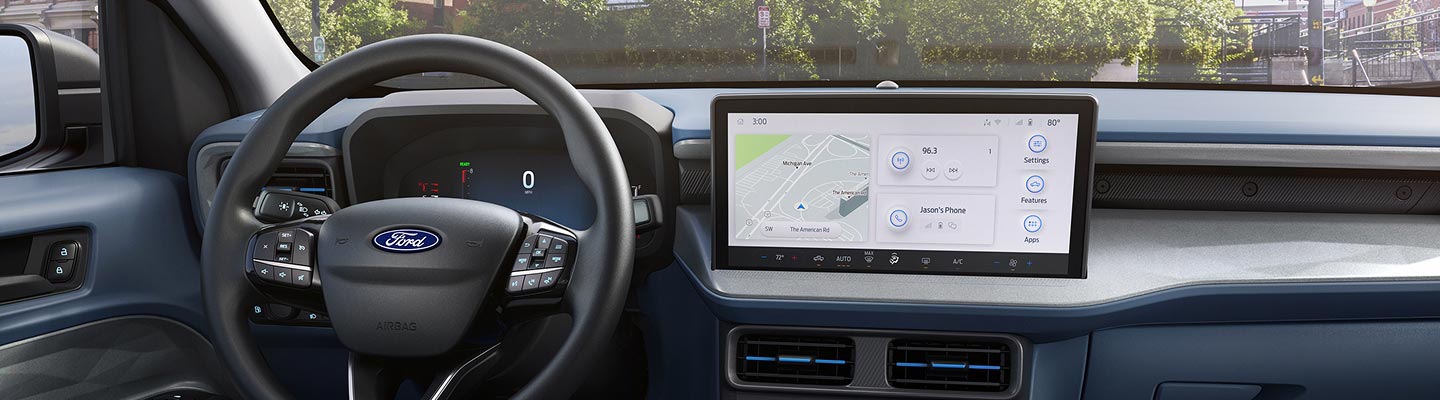 Diseño interior de Ford Maverick