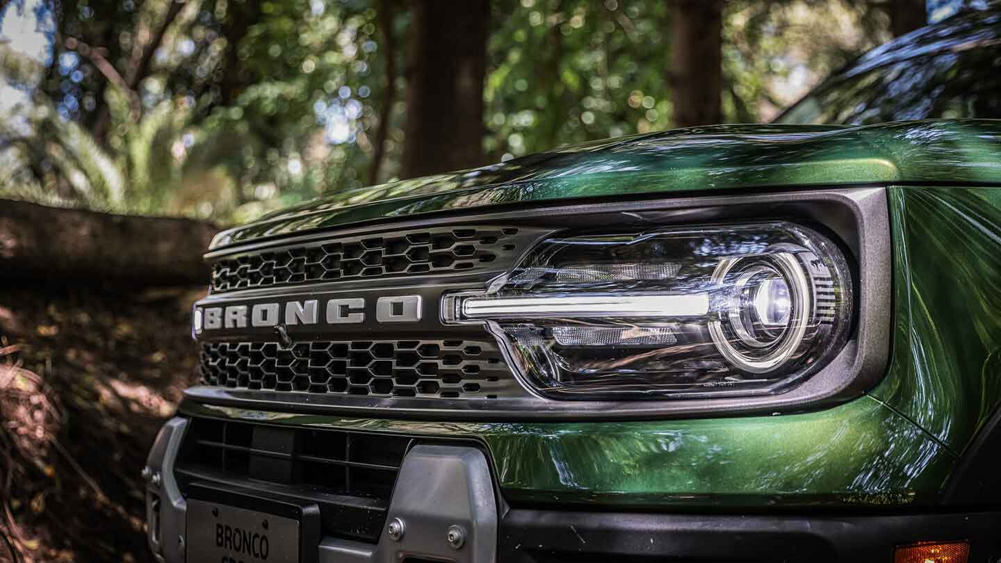 Parrilla renovada de Ford Bronco Sport