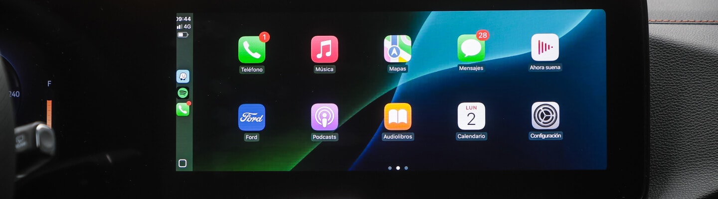 Pantalla táctil de doce pulgadas de Ford Territory